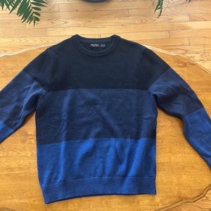 Nautica 3 tone blue Sweater Men’s medium
